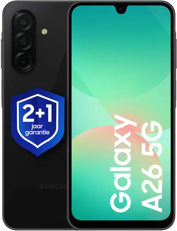 Samsung Galaxy A26 5G - 128GB - Black + 1 jaar extra garantie