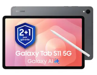 Samsung Galaxy Tab S11 5G - 256GB - Gray + 1 jaar extra garantie
