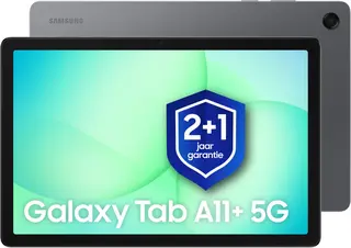 Samsung Galaxy Tab A11 Plus - 5G - 256GB - Gray + 1 jaar extra garantie