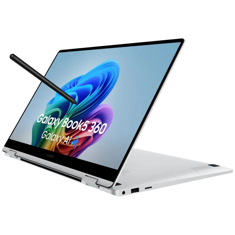 Samsung Galaxy Book5 360 2025 - Intel Core Ultra 7 256V - 15,6 inch - 16 GB / 512 GB - Zilver
