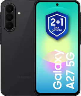 Samsung Galaxy A27 5G - Smartphone - 128GB - Black +1 jaar extra garantie