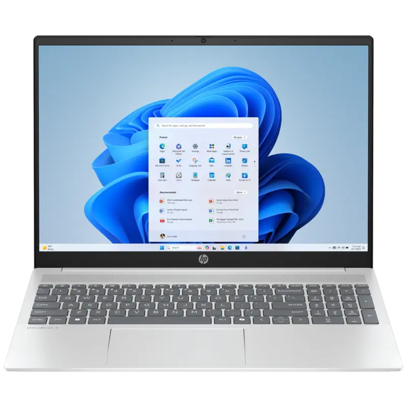 HP OmniBook 5 16-ba1855ndx - 16 inch - 2K - Intel Core 5 120U - 16 GB - 512 GB - Core™ Onboard Graphics - QWERTY