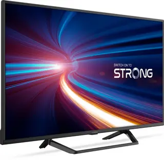 STRONG - Full HD TV 40" (99 cm) SRT40FF2003C - Drievoudige tuners - 3 HDMI-poorten (1 ARC) + 2 USB-poort + Optisch + Mini-AV + Terrestrisch/Sat - Zwart